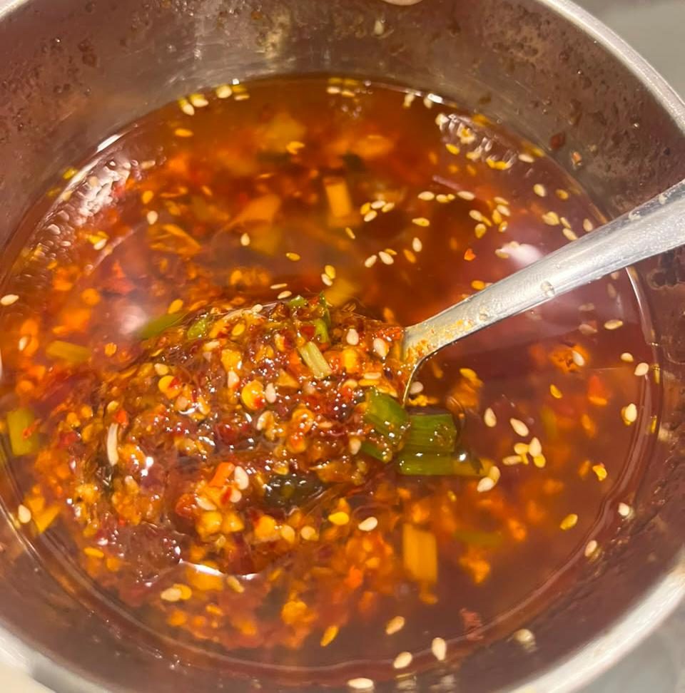 Homemade chilli sauce