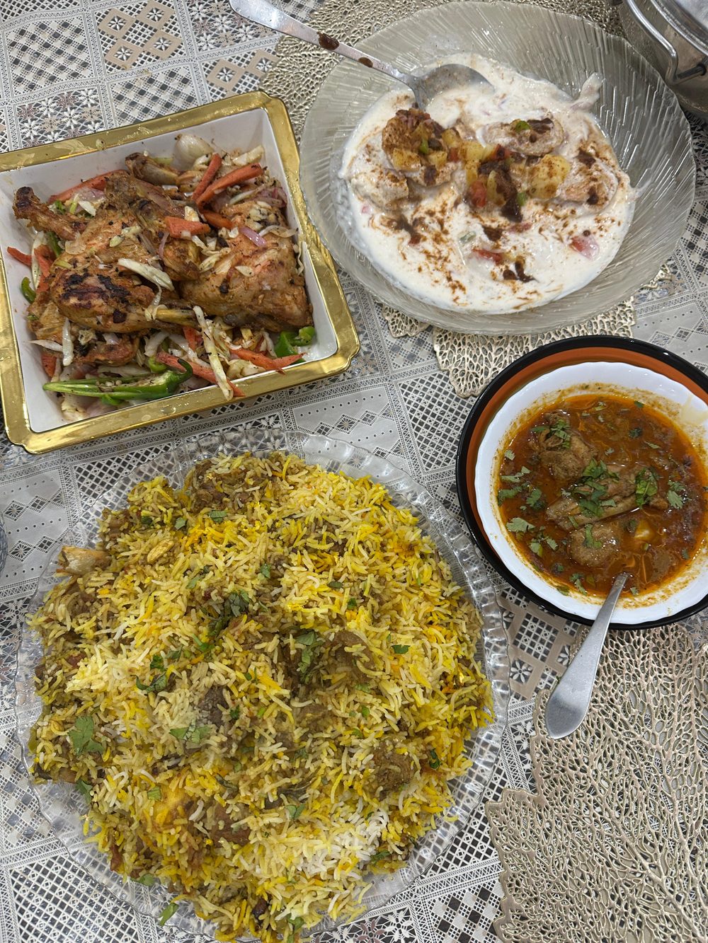 Special pulao platter